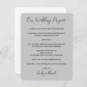 寄付カード-ロマンチックな森林 エンクロージャーカード (正面/裏面)