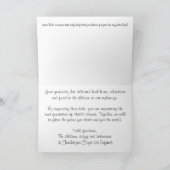 寄付者に感謝！ サンキューカード (内部)