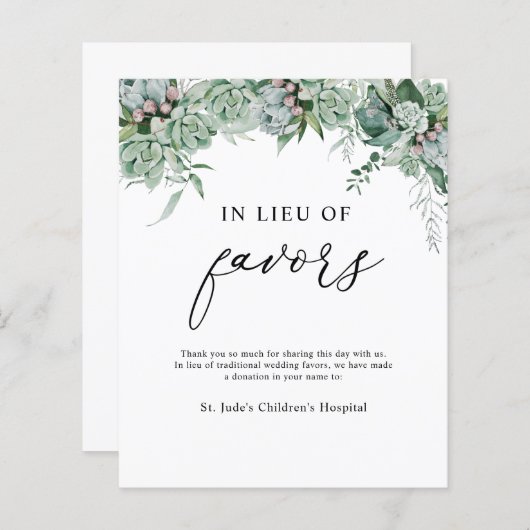 寄付請願書に代えて (正面/裏面)