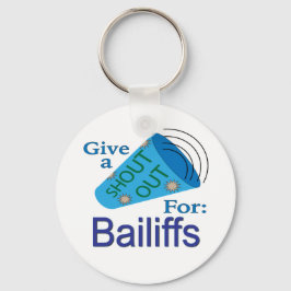 寄付金を求めて叫ぶ キーホルダー