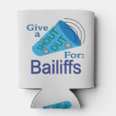 寄付金を求めて叫ぶ 缶クーラー (裏面)