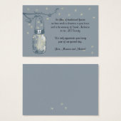 寄付金カードのホタルとメイスンジャーに賛成 (正面&裏面)