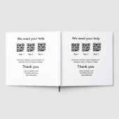 寄付金コレクションのヒントjar追加q r名前caus ゲストブック (全面)