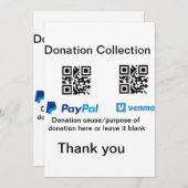 寄付金コレクションのヒントjar追加q r名前caus シーズンカード (正面/裏面)