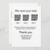 寄付金コレクションのヒントjar追加q r名前caus シーズンカード (正面/裏面)