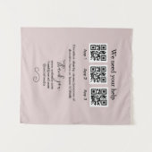 寄付金コレクションのヒントjar追加q r名前caus タペストリー (正面(横))