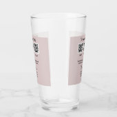 寄付金コレクションのヒントjar追加q r名前caus タンブラーグラス (右)