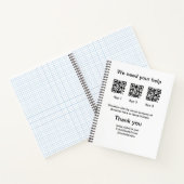 寄付金コレクションのヒントjar追加q r名前caus ノートブック (内部)