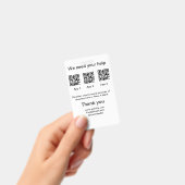 寄付金コレクションのヒントjar追加q r名前caus バッジ (Handheld)