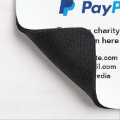 寄付金コレクションのヒントjar追加q r名前caus マウスパッド (コーナー)