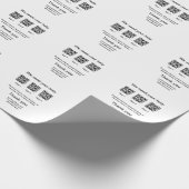 寄付金コレクションのヒントjar追加q r名前caus ラッピングペーパー (角)