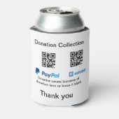 寄付金コレクションのヒントjar追加q r名前caus 缶クーラー (缶裏面)