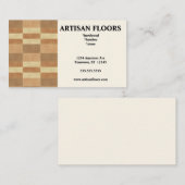 寄木床販売設備 名刺 (正面/裏面)