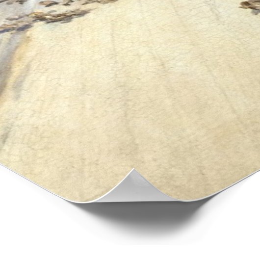 寄木板， 1875 ポスター (角)