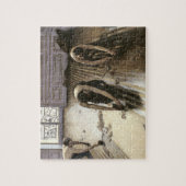 寄木細工の床のプレーナー1875年 ジグソーパズル (縦)