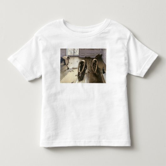 寄木細工の床のプレーナー1875年 トドラーTシャツ (正面)
