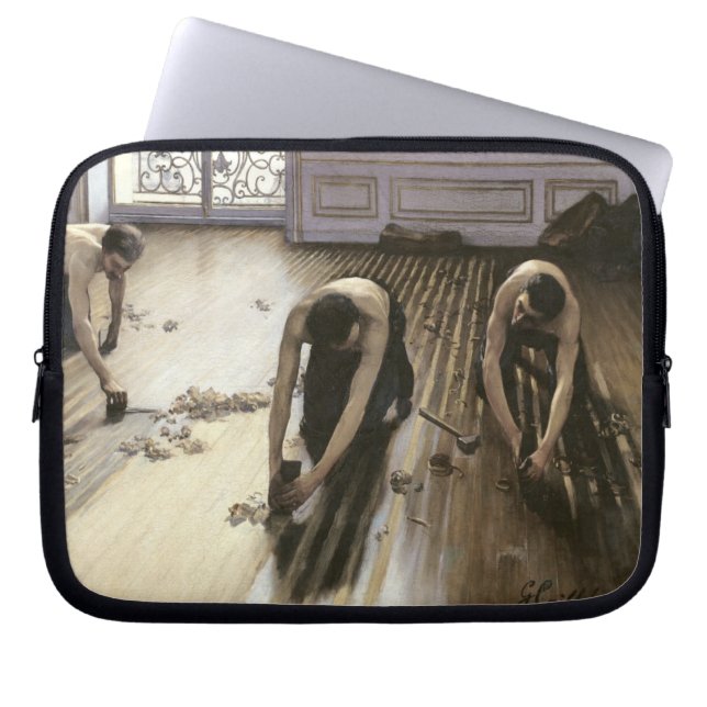 寄木細工の床のプレーナー1875年 ラップトップスリーブ (正面)