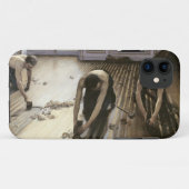 寄木細工の床のプレーナー1875年 Case-Mate iPhoneケース (裏面(横))
