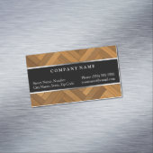 寄木細工の床床の磁気名刺 マグネット名刺 (インサイチュ)