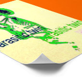 寄生性双胎（ポスター）緑 ポスター (角)