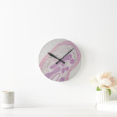 寄生線虫みみず(Ascaris sp。) ラウンド壁時計 (ホーム)