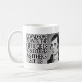 寄生虫の引用文 コーヒーマグカップ (左)