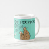 寄生虫は心理学者に話します コーヒーマグカップ (正面右)