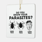 寄生虫を知る セラミックオーナメント (左)