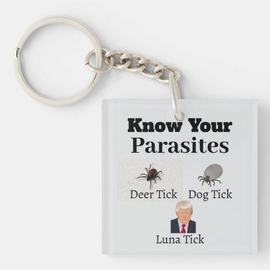寄生虫キーチェーン キーホルダー (正面)