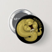 寄生虫: Ascaris 缶バッジ (正面&裏面)