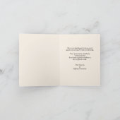 寄贈ありがとう、滝とワイルドフラワー サンキューカード (内部)