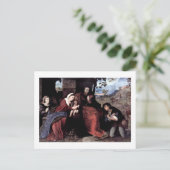 寄贈者による羊飼いの崇拝 ポストカード (スタンド正面)