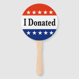 寄贈 ハンドファン