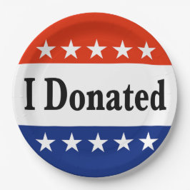 寄贈 ペーパープレート