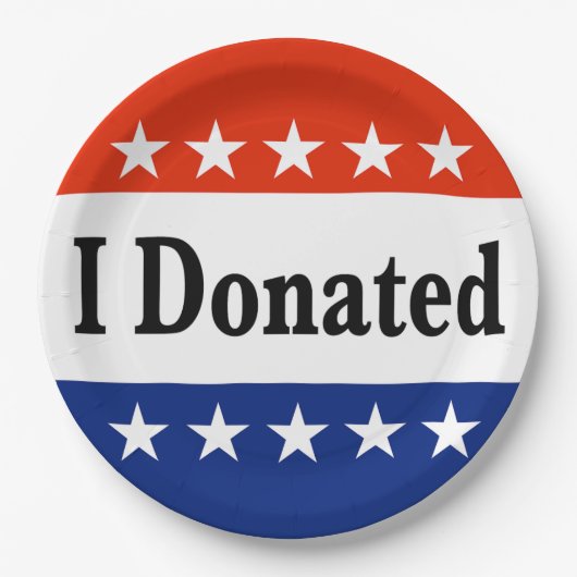 寄贈 ペーパープレート (正面)