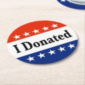 寄贈 ラウンドペーパーコースター (アングル)