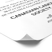 寄附エレガントの署名に代わって結婚いる ポスター (角)