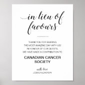 寄附エレガントの署名に代わって結婚いる ポスター (正面)