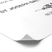 寄附結婚サイン |書モダン道 ポスター (角)