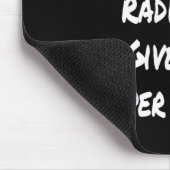 密かに希望与え放射線電すごい力色 マウスパッド (コーナー)