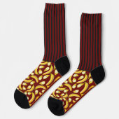 密かに赤ストライプのバナナと野生の ソックス (左)