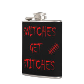 密告者はステッチを得ます フラスク (左)