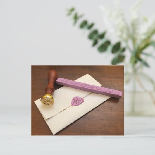 密封ワックス ポストカード (スタンド正面)