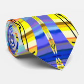 密封Xパターン抽象デザイン ネクタイ (ロール)