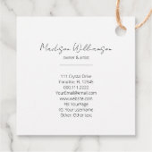 密教曼荼羅ホリスティック形而上学的ボホブライト フェイバータグ (裏面)