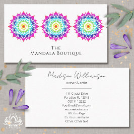 密教曼荼羅ホリスティック形而上学的ボホブライト 名刺