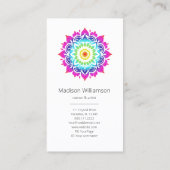 密教曼荼羅ホリスティック形而上学的 名刺 (裏面)