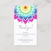 密教曼荼羅ホリスティック形而上学的 名刺 (正面)