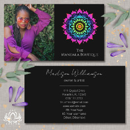 密教曼荼羅ホリスティック形而上的房法写真 名刺