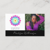 密教曼荼羅ホリスティック形而上的房法写真 名刺 (正面)